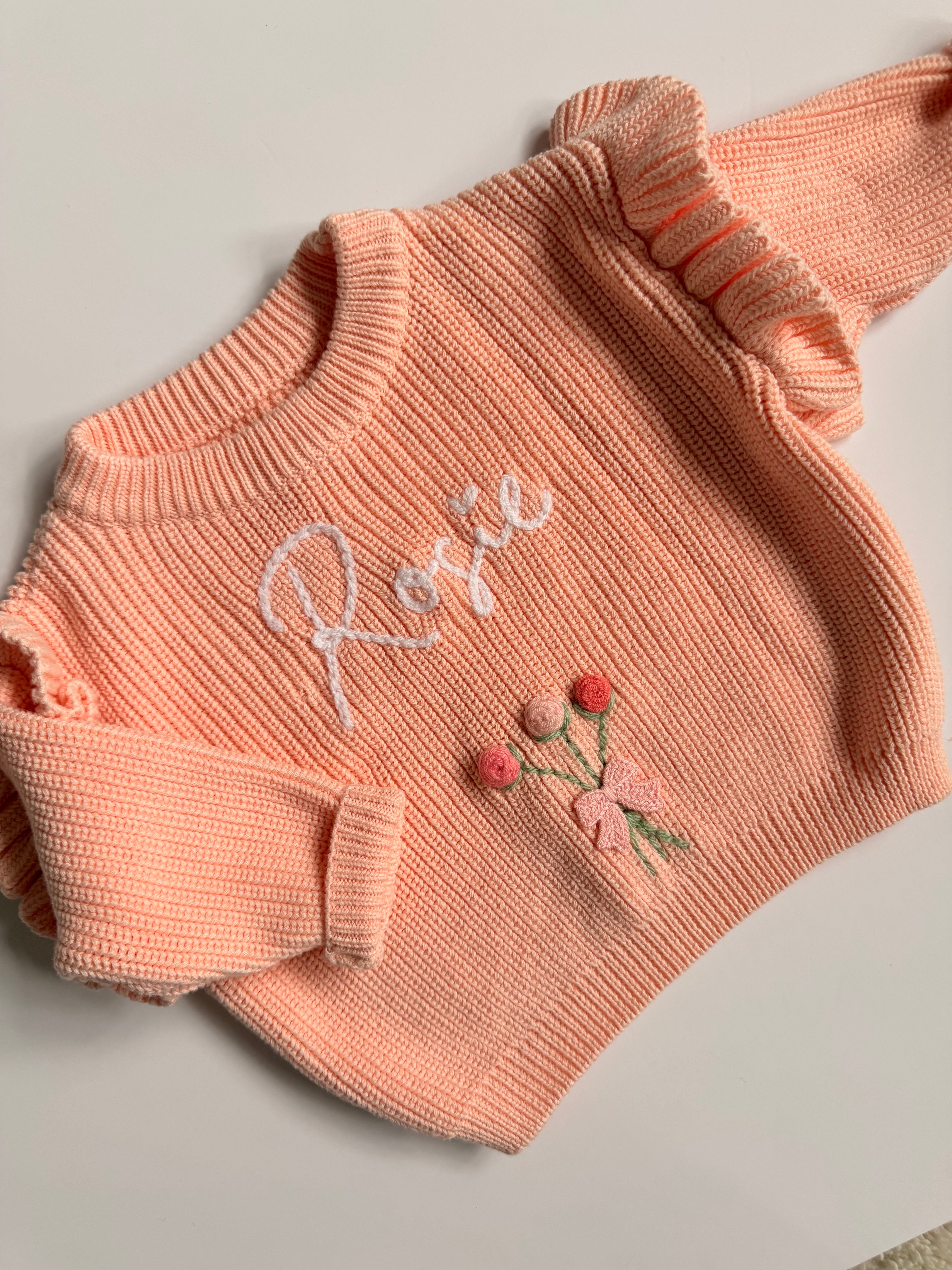 Rose bouquet jumper