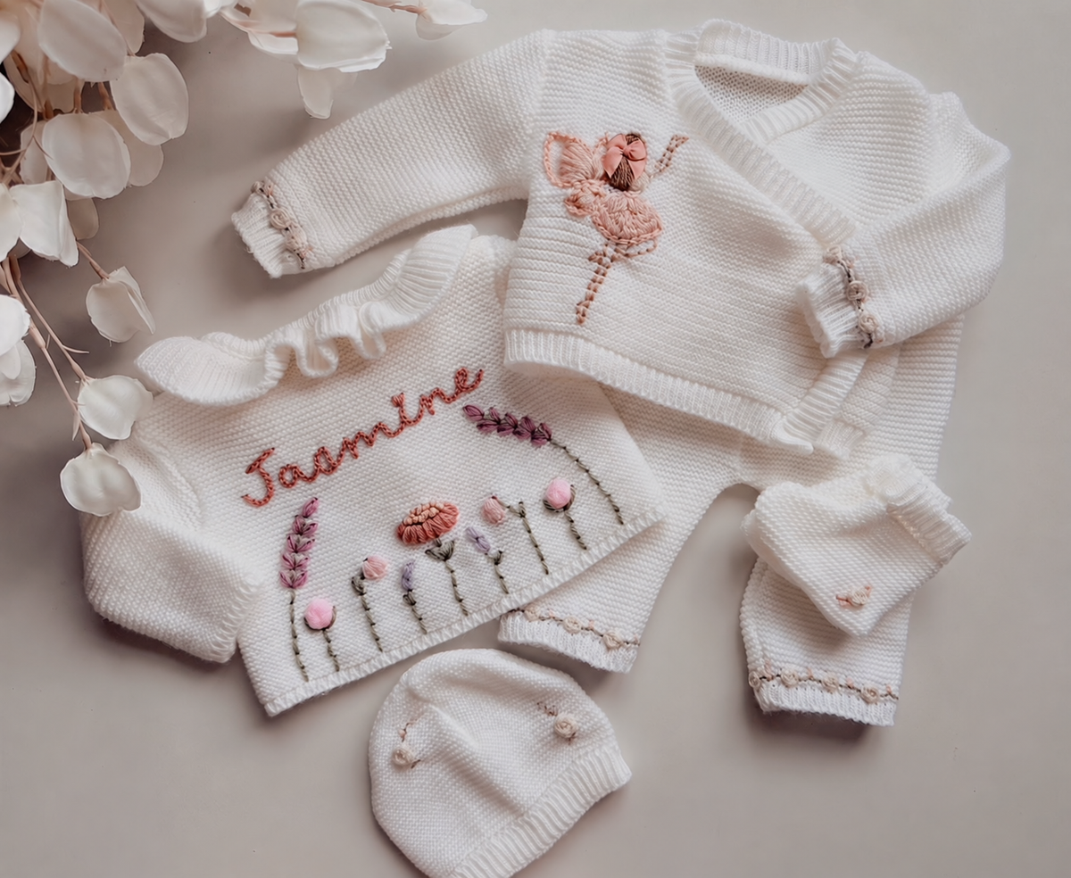 Fairy set with wildflower cardigan £95