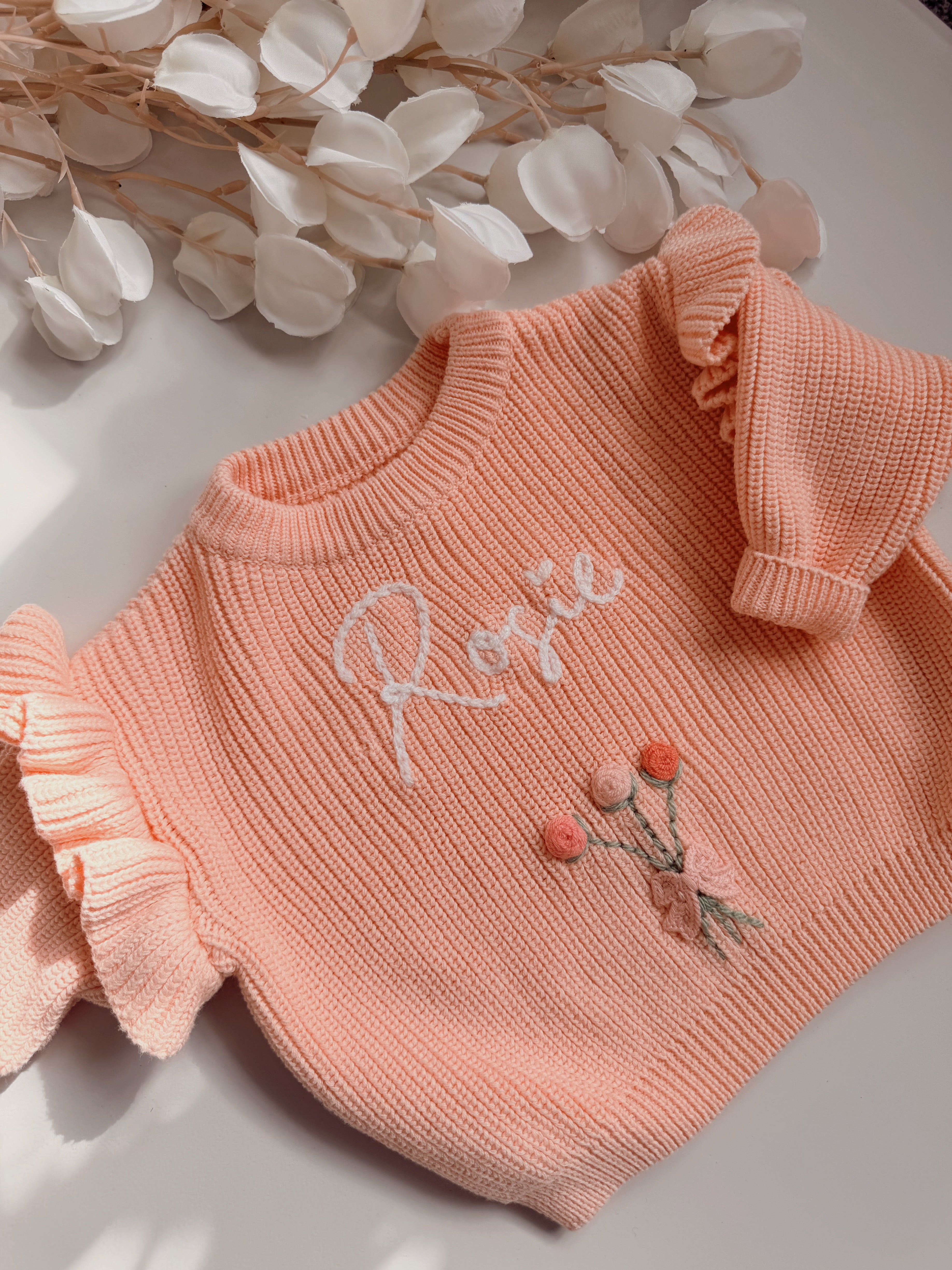 Rose bouquet jumper
